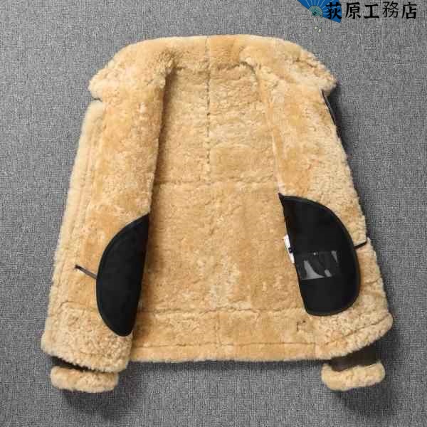 便利グッズ特集 店長イチオシ 冬用暖かい裏起毛 ムートン革ジャン メンズ レビュー 羊革 OK レザージャケット ウールボア 革ジャケット 送料無料 本革ジャンバー 送料無料対象 便利グッズ特集 店長イチオシ 冬用暖かい裏起毛 ムートン革ジャン