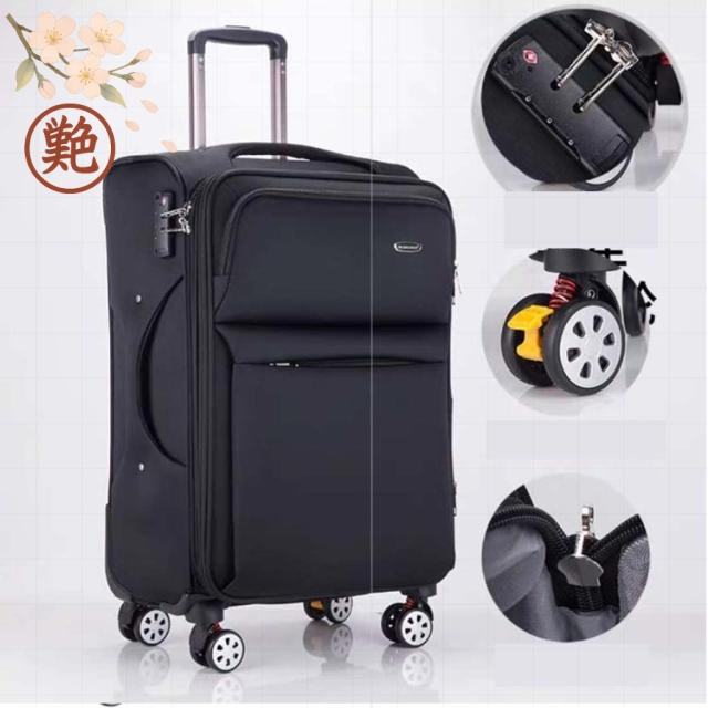 おしゃれ キャリーケース ブラック 旅行バッグ キャリーバッグ レディース メンズ 国内旅行 修学旅行 静音 軽量 防水 軽量 スーツケース サイズ 拡張可能 日帰り 布製 日帰り 黒 小型 丈夫 フロントオープン 機内持ち込み 小型 ソフト ビジネス