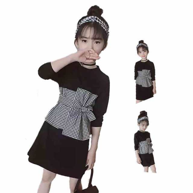 ワンピース 女の子 お嬢様ワンピース フォーマルワンピース 長袖 おしゃれワンピース 子供服 ワンピース