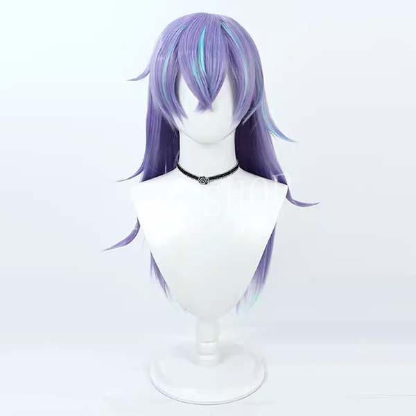 送料無料 バーチャル YouTuber Vtuber 風 星導ショウ コスプレウィッグ 激安 WIG 高温耐熱cosplay コスチューム 撮影 クリスマス 祭りプレゼント その他パーティーグッズ