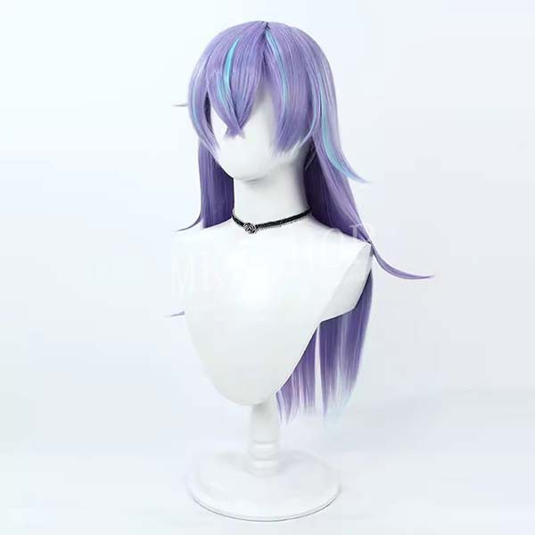 送料無料 バーチャル YouTuber Vtuber 風 星導ショウ コスプレウィッグ 激安 WIG 高温耐熱cosplay コスチューム 撮影 クリスマス 祭りプレゼント その他パーティーグッズ