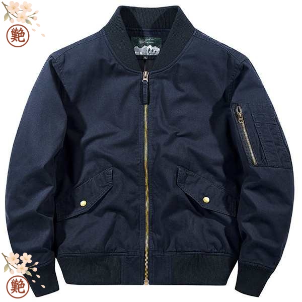 超人気 フライトジャケット メンズ MA-1 ミリタリー 立ち襟 ジャケット ブルゾン 米海軍 米軍 アメリカ カジュアル メンズファッション agesugi_sfa