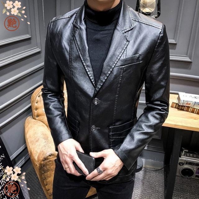 テーラードジャケット メンズ 革ジャン レザージャケット ライダースジャケット フェイクレザー 光沢 ツヤ 無地 ベーシック