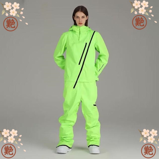 上下セット 雪遊び ツナギ 防水 スキーウェア レディース スノーウェア ジャケット セットアップ パンツ 防寒 保温 ボードウェア オーバーサイズ つなぎ メンズ ジュニア 大人 スノボウェア 防風 スノーボードウェア あったか アウトドア スポーツ_1