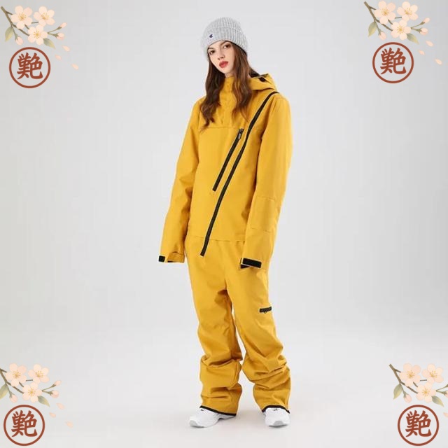 上下セット 雪遊び ツナギ 防水 スキーウェア レディース スノーウェア ジャケット セットアップ パンツ 防寒 保温 ボードウェア オーバーサイズ つなぎ メンズ ジュニア 大人 スノボウェア 防風 スノーボードウェア あったか アウトドア スポーツ_4