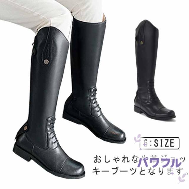 季節限定アイテム 品質安心 本革 SNS話題 【パワフル】ロングブーツ ミドルブーツ ワイド レディース 在庫わずか 収納便利 数量限定入荷