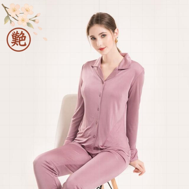 プレゼント レディース 上下セット リラックス シルクパジャマ