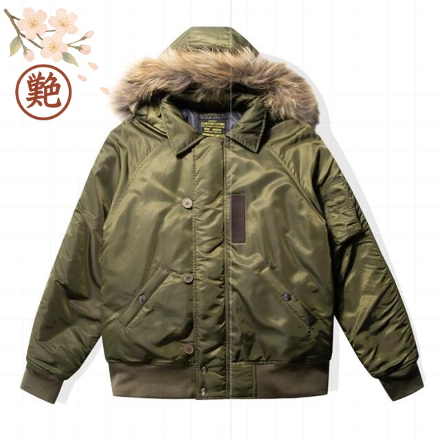 レディース メンズ ブルゾン 細部に至るまでこだわった フライトジャケット 米軍 -2ジャケット 中綿 2フライトジャケット ミリタリージャケット アウター