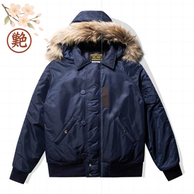 レディース メンズ ブルゾン 細部に至るまでこだわった フライトジャケット 米軍 -2ジャケット 中綿 2フライトジャケット ミリタリージャケット アウター