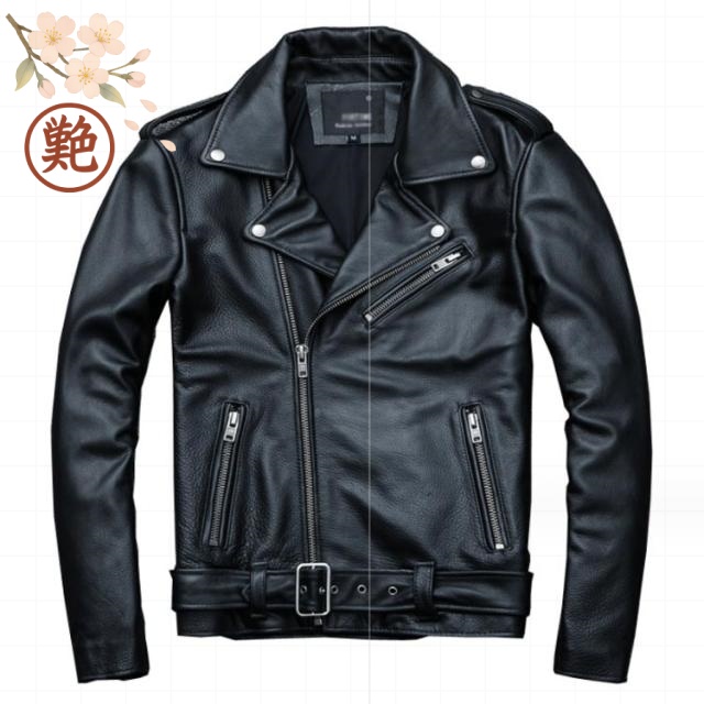 秋 レザージャケット ライダース カジュアル 春 ライダースジャケット 秋服 プレゼント おしゃれ 無地 ギフト 男 30代 40代 ブルゾン メンズ 大人 牛革 ライダースジャケット 黒 シンプル 紳士服 アウター 大きいサイズ 20代 本革ジャン メンズファッション