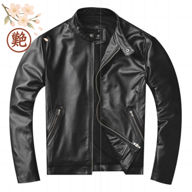 ライダースジャケット メンズ 秋冬 羊革 フライトジャケット 長袖 レザーコート 牛革 本革 革ジャン 防風 コート ライダースジャケット 皮ジャン 父の日 革ジャケット 本革ジャケット 送料無料 ライダースジャケット