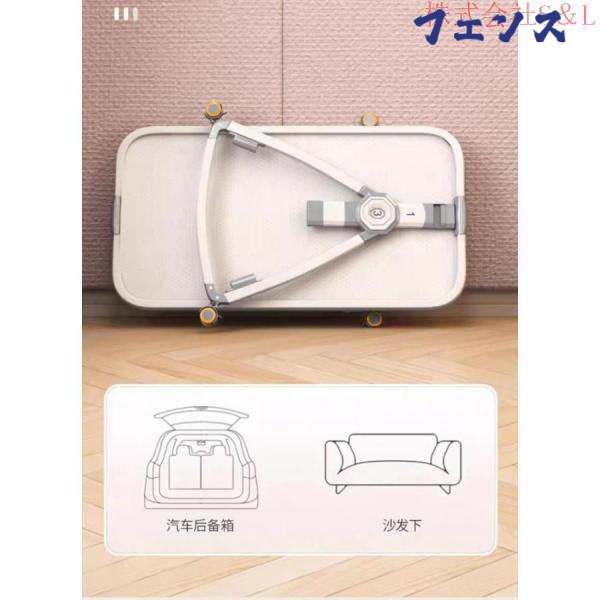 [2023新モデル]ベビーベッド 添い寝 ミニ 持ち運び 折りたたみ SGS認証済 三年保証 新生児 0ヶ 月~24ヶ月 ゆりかご 蚊帳 付き 2023新モデル]ベビーベッド 添い寝 ミニ 持ち運び 折りたたみ SGS認証