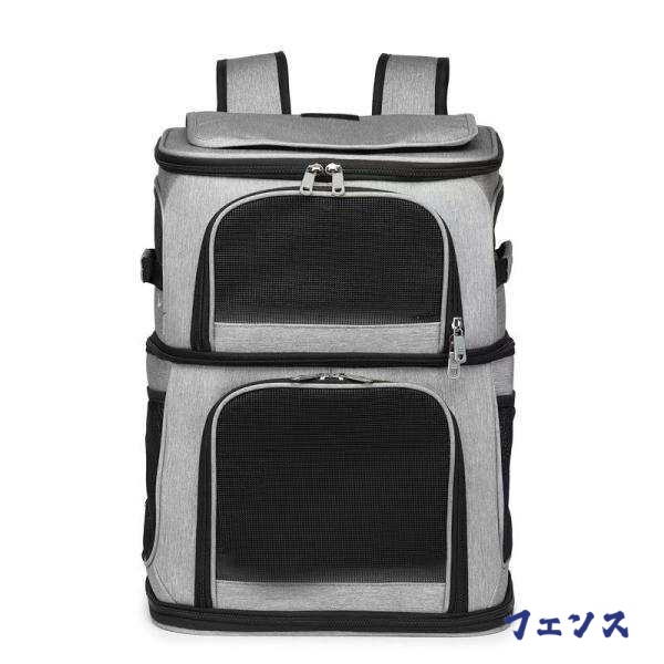 家中時間充実化 多機能デザイン 猫 アウトドア うさぎ用 リュック 通院 大型猫用 旅行 小型犬 ペットキャリー リュック2段式犬 ペット キャリーバッグ レビュー高評価 新登場 在庫わずか ペット用品 中 カート 送料無料実施中