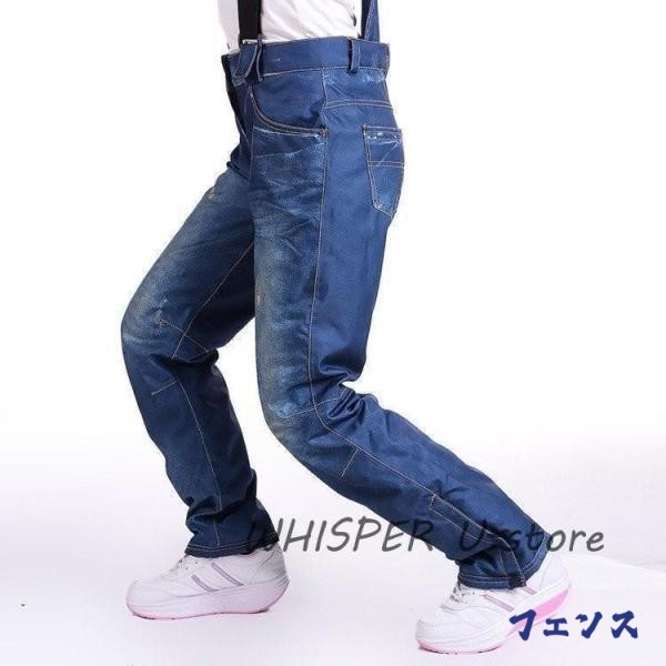 3164【美品】バートン パンツ スノボウェア デニム風 ブルー Lサイズ 3164【美品】バートン パンツ スノボウェア デニム風 ブルー Lサイズ