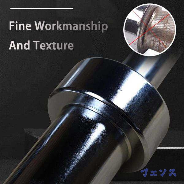 ダンベルシャフト50mm鋼ダンベル用シャフト2個銅スリーブ付きダンベル