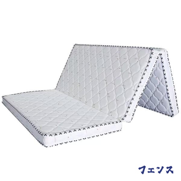 売れ筋アイテム ギフトにも最適 レビュー高評価 収納便利 送料無料 三つ折り高反発マットレスシングル厚10cm凸凹加工消臭炭加工ベロアメッシュ高純度密度25D硬さ190N 三つ折り敷布団敷き布団収納に便利（全7種） 即納対応中