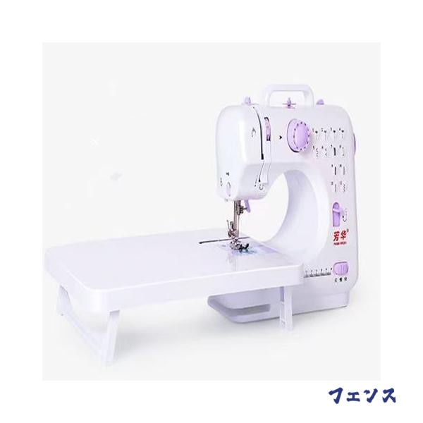 在庫限りの大特価 毎日使える便利品 収納便利 電子ミシン家庭用ミシン12線多機能ミニ電動ミシンポータブルミシンフットコントローラー簡単操作スピード調整可能初心者向け 手芸手作り(Bアメリカ標 ランキング常連 今だけ 数量限定入荷