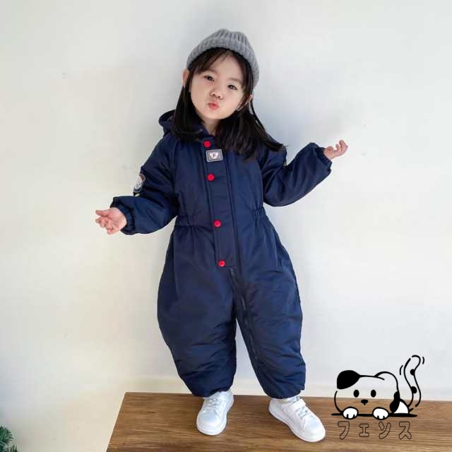 スノースーツ ジャンプスーツ 100㎝ THE NORTH FACE 100 つなぎ