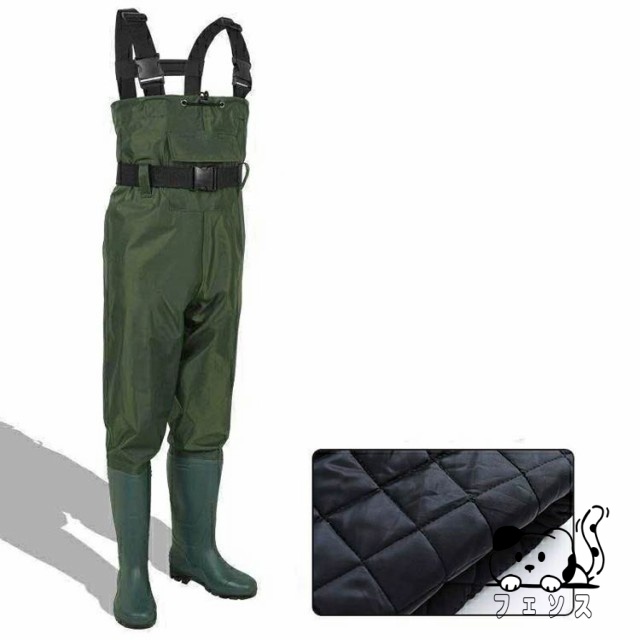 人気急上昇 ランキング常連 胴付長靴 ポケット付き 農作業 お釣り用