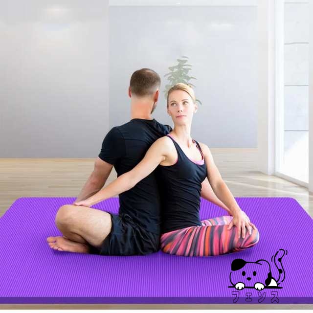 新登場 ランキング常連 防音 バンド付き 特大 ケース付き 厚手 大判 宅トレ マット フィットネス 15mm エクササイズマット 極厚 ピラティス 200*130cm 痛くない ストレッチマット 130cm ワイド ダイエット 2人用 筋トレ 大きいサイズ ヨガマット トレーニングマット 送料無料 新登場 ランキング常連 防音 バンド付き 特大 ケース付き 厚手 大判 宅