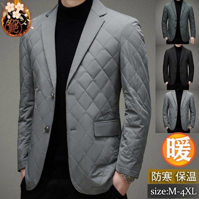 アウター 着痩せ メンズ 軽量 ビジネス ダウンコート 大きいサイズ ダウンジャケット スリム テーラードジャケット 薄手 防寒