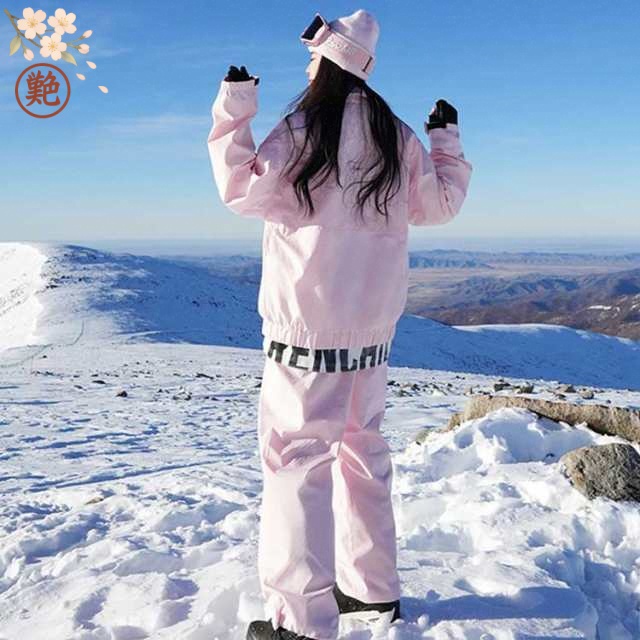 スキーウェア スノーボードウェア レディース 上下セット スノボウェア スノボーウェア スノーウェア ボードウェア スキー 保温 防寒 中綿入り 撥水加工 ジャケット パンツ 上下 セット おしゃれ かわいい 2024新作