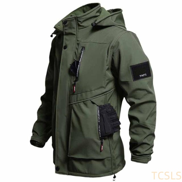 KEFITEVD] 防寒着 メンズ 釣りウェア アノラック 撥水 タクティカル