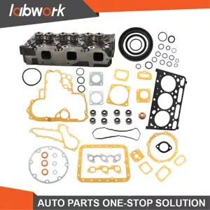 ご注文品 Labwork 完全なシリンダーヘッド Assy クボタ D1703 エンジンボブ