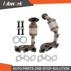 Labwork フロント & リア触媒コンバーター 2004-2006 トヨタ シエナ