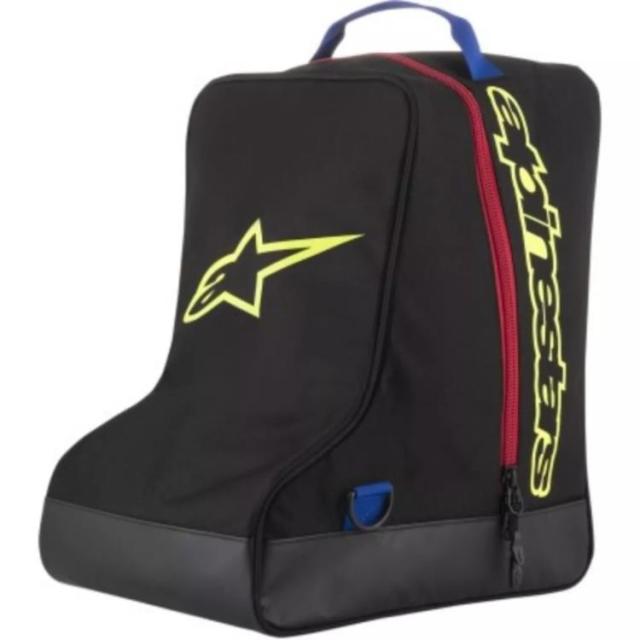Alpinestars ブーツバッグ ブラック/ブルー/レッド/イエロー