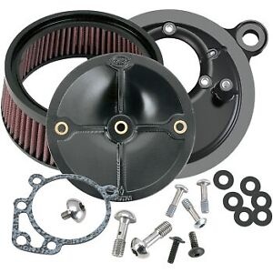 S&S スーパーストック ステルス エア クリーナー キット 93-99 Evo ビッグツイン用 E または G キャブ付き S&S Super Stock Stealth Air Cleaner Kit for 93-99 Evo Big Twin w/ E or G Carb