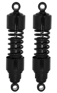 プレミアム ブラック 11 インチ ショック ハーレー 4 スピード ビッグ ツイン 73-86 ショベルヘッド用 Premium Black 11