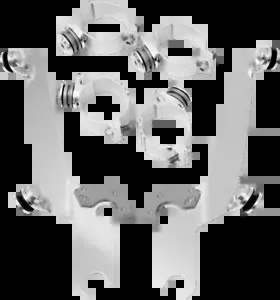 2008-2017 ハーレー ストリート ボブ FXDB スポーツシールド トリガーロック取り付けキット用 2008-2017 for Harley Street Bob FXDB Sportshield Trigger-Lock Mounting Kit