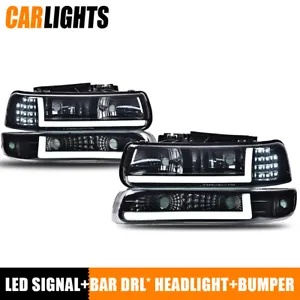 スモークレンブラック DRL ヘッドライトバンパーランプ 1999-02