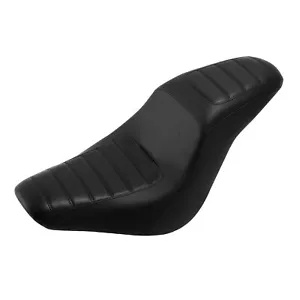 ブラック運転席&助手席ハーレーソフテイルローライダーFXLR 2018-2023 19に適合 Black Driver & Passenger Seat Fit For Harley Softail Low Rider FXLR 2018-2023 19