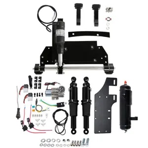 電気センタースタンドエアライドサスペンションタンクハーレーロード