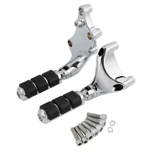 Hページ クローム助手席フットペグマウントブラケットハーレースポーツ