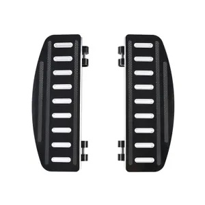 いっち様【ご連絡用】 ブラックの運転席&助手席フロアボードフットボード ハーレーロード