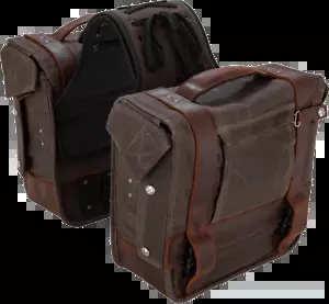 Burly Brand B15-1000D ウェットワックスサドルバッグ ダークオーク仕上げ Burly Brand B15-1000D ウェットワックスサドルバッグ ダークオーク仕上げ