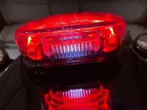 カスタムダイナミクスプローブスモークレンズ LED ボトムタグテールライト 1988-2021 ハーレー Custom Dynamics Probeam Smoke Lens Led Bottom Tag Taillight 1988-2021 Harley