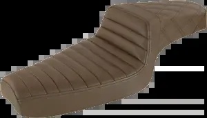 Saddlemen ブラウン ステップアップ タックンロール & 格子シート 1979-03 ハーレー スポーツスター用 Saddlemen Brown Step Up Tuck-n-Roll & Lattice Seat for 1979-03 Harley Sportster