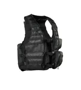 新しい Fox Racing Legion Tac ベスト - ブラック - S/M - 29705-001-S/M New Fox Racing Legion Tac Vest - Black - Small/Medium - 29705-001-S/M