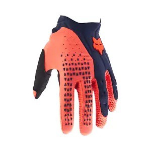 新品 Fox Racing Pawtector グローブ - ネイビー/オレンジ - L - 31328-425-L New Fox Racing Pawtector Gloves - Navy/Orange - Large - 31328-425-L