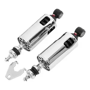 クロームヘビーデューティリアショックサスペンションフィットハーレーソフテイルモデル 00-17 16 Chrome Heavy Duty Rear Shocks Suspension Fit For Harley Softail Models 00-17 16