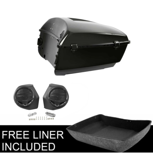 キングパック トランク & 6.5 インチ スピーカー ハーレー