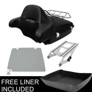 みじん切りトランクパッドトップラックマウントプレートハーレーツアーパックツーリング14-24 15に適合 Chopped Trunk Pad Top Rack Mount Plate Fit For Harley Tour Pak Touring 14-24 15