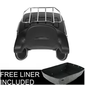 キングトランク荷物ラックスピーカーハーレーツアーパックツーリングロードキング14-23に適合 King Trunk Luggage Rack Speaker Fit For Harley Tour Pak Touring Road King 14-23