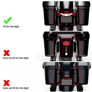 ABS リアフェンダー LED ライトターンシグナルハーレーツーリング