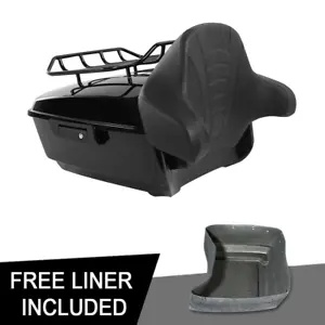 キングパック トランク バックレスト トップラック ハーレー ツアーパック ツーリング FLT 14-24 に適合 King Pack Trunk Backrest Top Rack Fit For Harley Tour-Pak Touring FLT 14-24