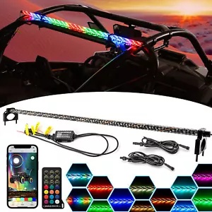 4FT リア水平チェイシング RGB ホイップライトポラリス RZR PRO XP/PRO